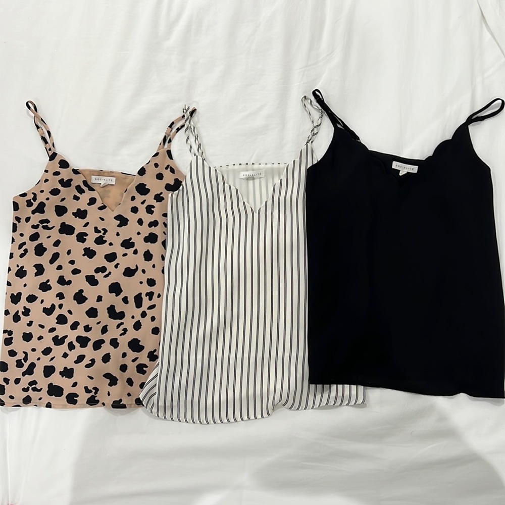THREE Socialite Tanks | Sizes XS & S